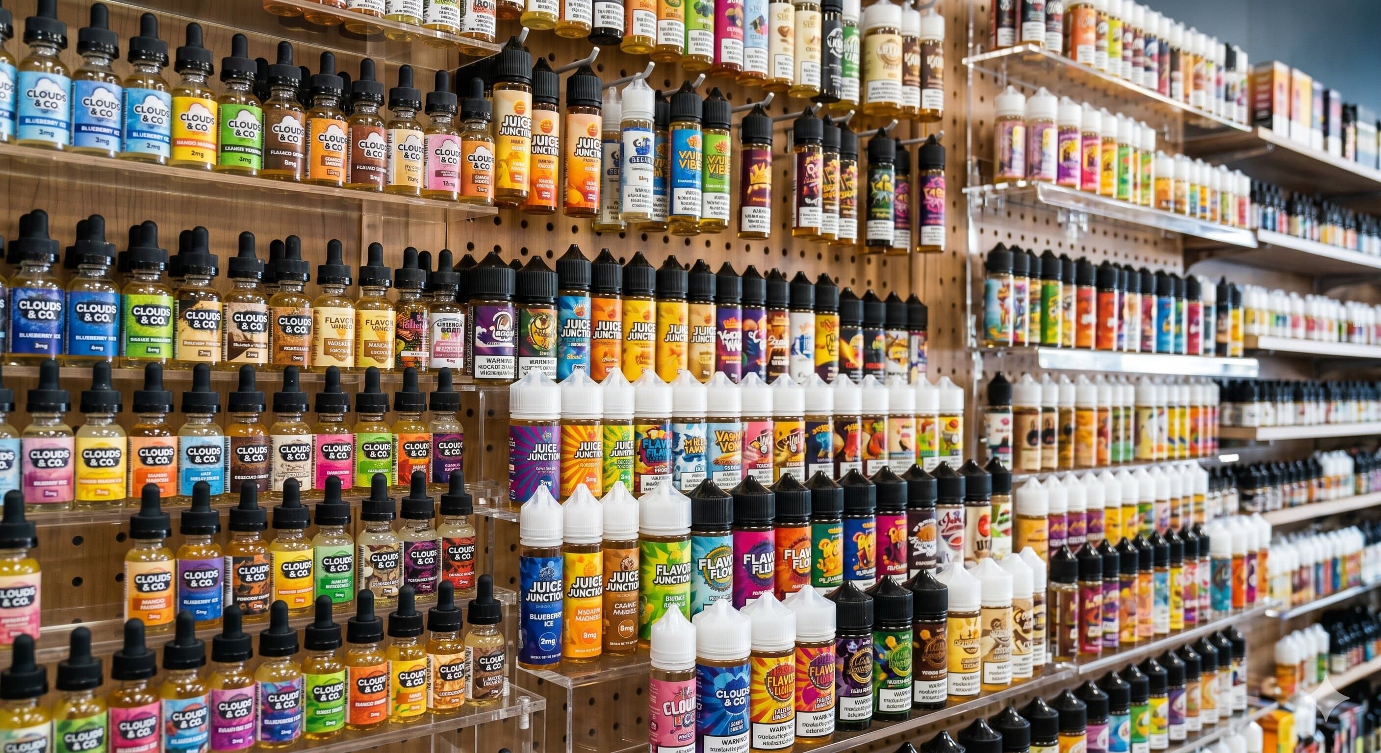 Vape juice selection